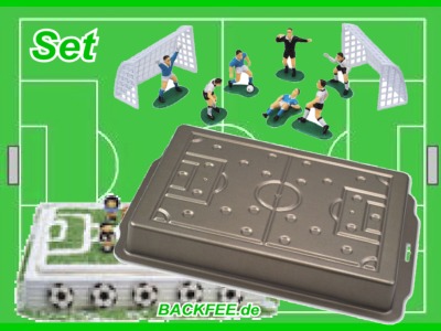 Fußballfeld Backform
