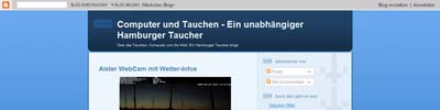 Screenshot Computer und Tauchen
