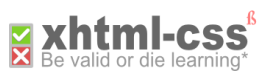 Logo XHTML-CSS
