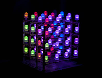 Rainbowduino RGB Led Cube3