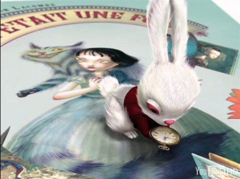 Alice im Popup Buch