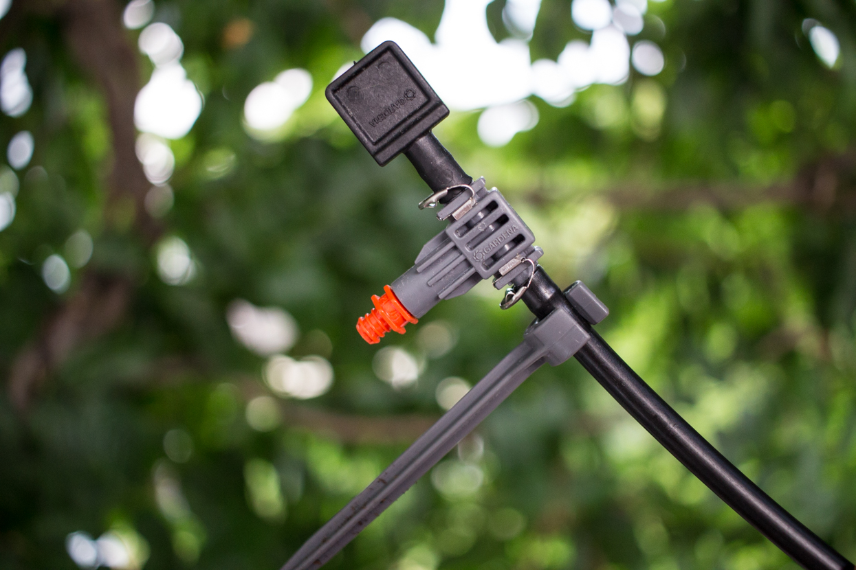 Automatisches BalkonBewässerungssystem mit Gardena, DECT Steckdose und