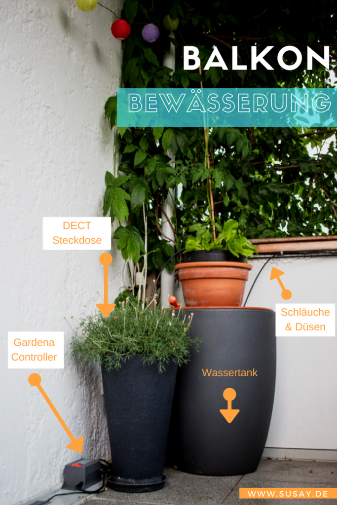 Automatisches Balkon Bewasserungssystem Mit Gardena Dect Steckdose Und Homee Anbindung Susay