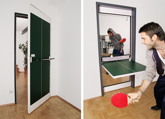 Tischtennis Tür