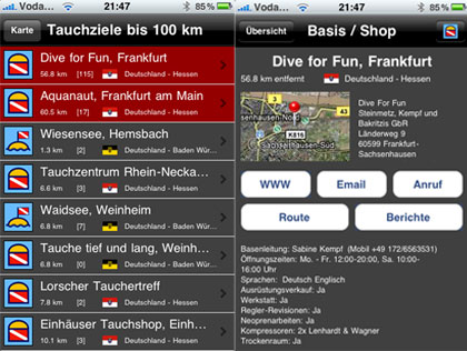 App Tauchradar