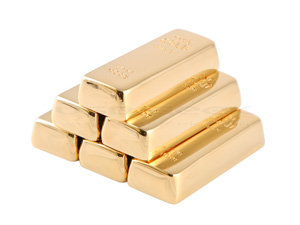 USB Stick als Goldbarren