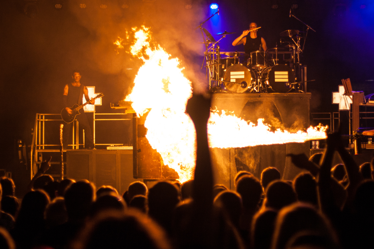 Konzertfotografie Rammstein Coverband Feuerengel